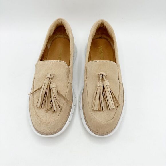 Vionic Fresh Quinn Sand Suede Tasseled‎ Slip On Comfort Loafers Size 6.5 - Picture 6 of 14